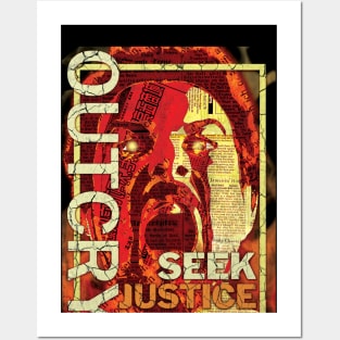 OUT CRY SEEK JUSTICE Posters and Art